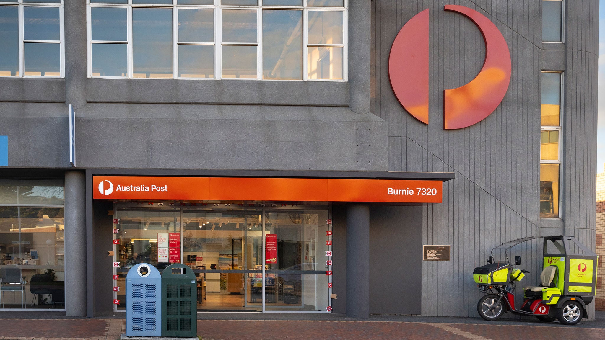 Exterior of a post office
