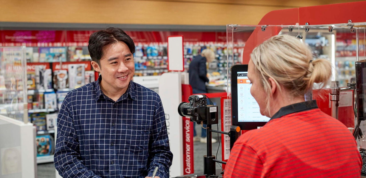 Customer identity check with passport
