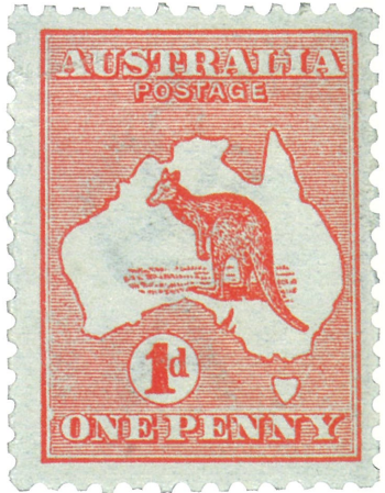 One penny stamp, 1911. On 1 May 1911, a uniform national postage rate (one penny) was introduced.