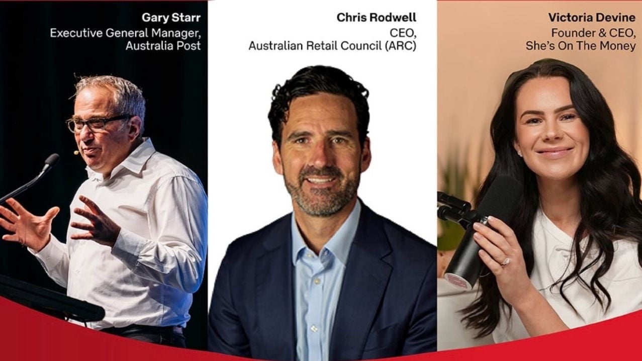 An image of speakers Garry Starr, Chris Rowl and Victoria Devine, with the text 'Peak Halftime Huddle'