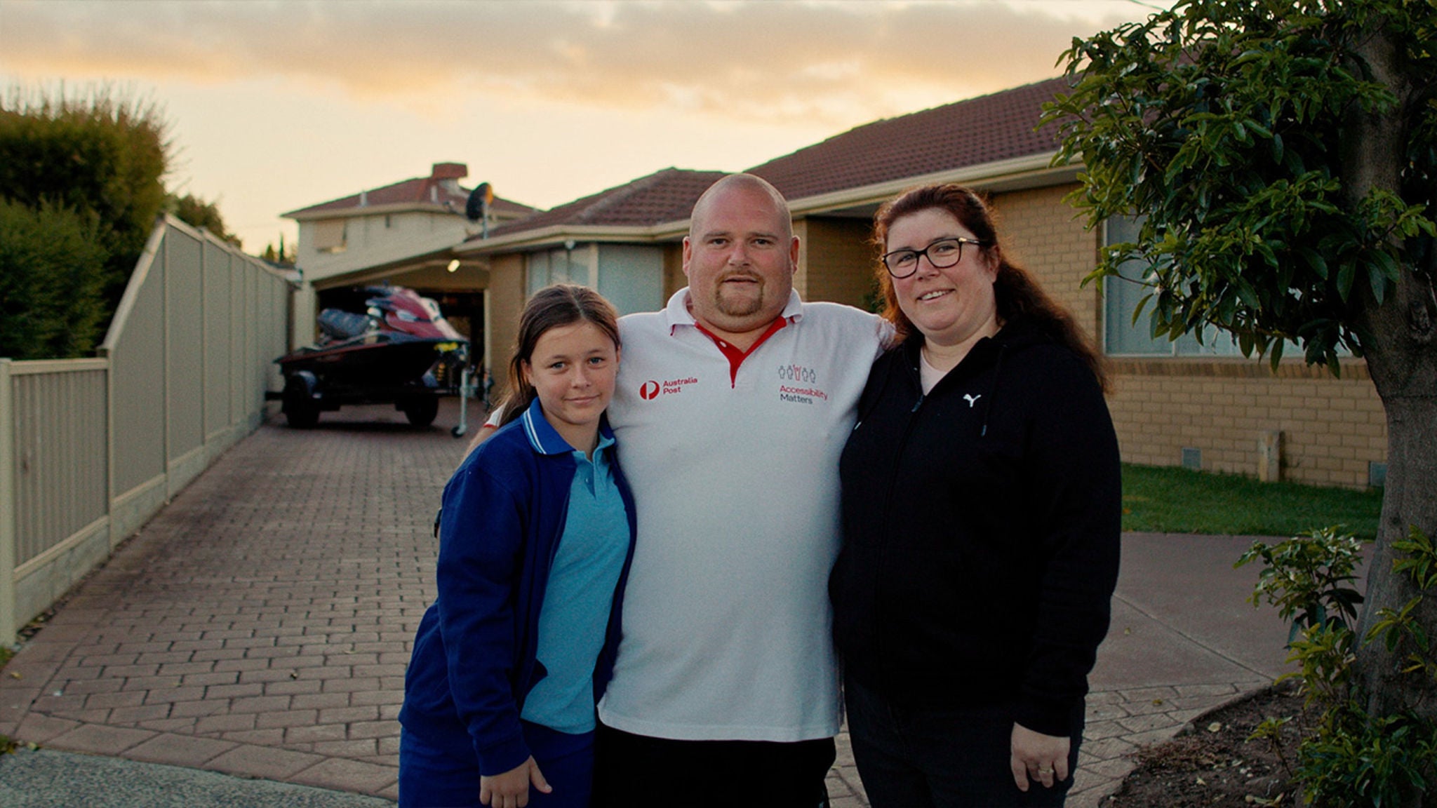 photo our people michael osman with his family disability
