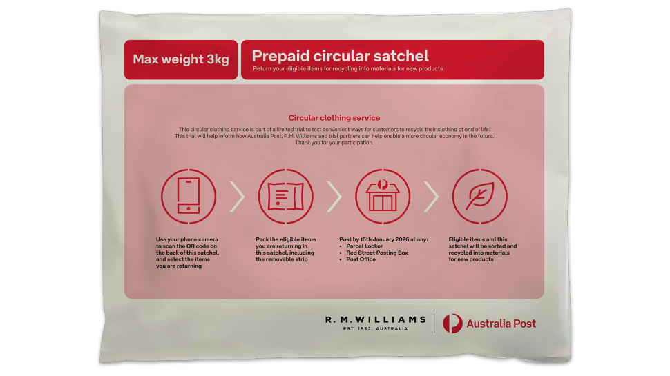 Image of a circular satchel